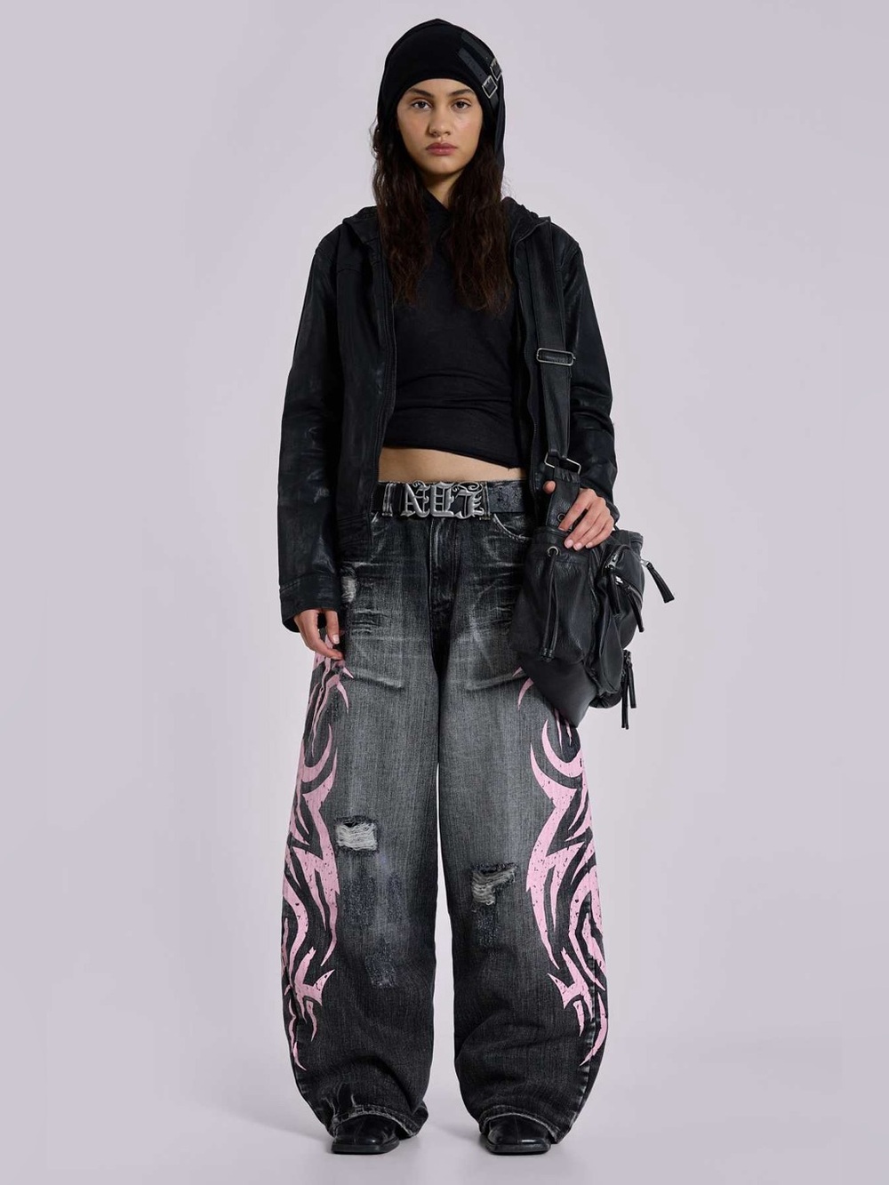 Jaded London Pink Blade XL Colossus Jeans